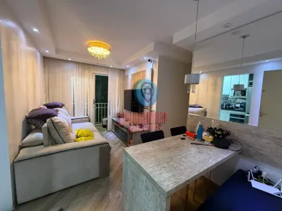Apartamento com 2 Quartos para alugar, 46m² no Jardim São Miguel, Ferraz de Vasconcelos