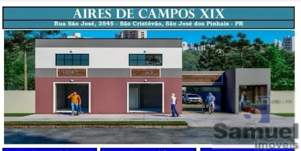 Apartamento com 3 Quartos à venda, 68m² no São Cristóvão, São José dos Pinhais
