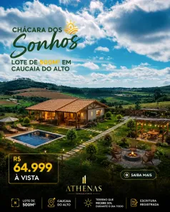 Lote/Terreno à venda, 600m² no Chácara Tropical (Caucaia do Alto), Cotia