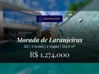 Casa com 3 Quartos à venda, 124m² no Morada de Laranjeiras, Serra