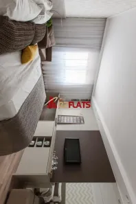 Flat com 1 Quarto à venda, 26m² no Cidade Monções, São Paulo