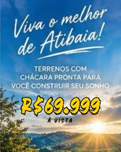 Lote/Terreno à venda, 600m² no Jardim Brasil, Atibaia