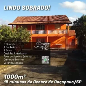 Fazenda/Sítio com 5 Quartos à venda, 211m² no Portal Mantiqueira, Caçapava
