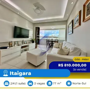 Apartamento com 2 Quartos à venda, 77m² no Itaigara, Salvador