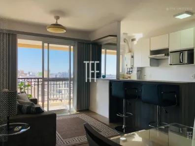 Apartamento com 1 Quarto para alugar, 58m² no Cambuí, Campinas