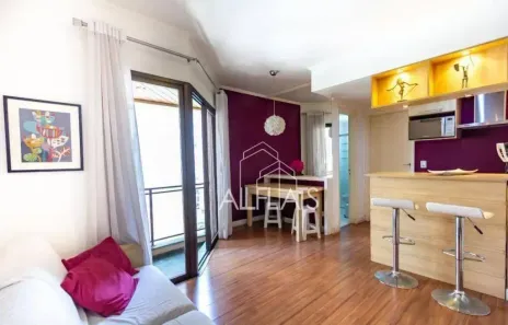 Flat com 1 Quarto à venda, 42m² no Indianópolis, São Paulo