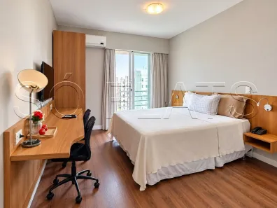 Flat com 1 Quarto para alugar, 26m² no Indianópolis, São Paulo