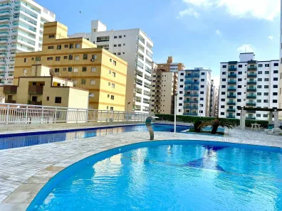 Apartamento com 2 Quartos para alugar, 70m² no Ocian, Praia Grande