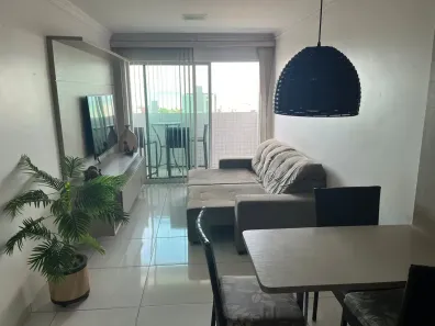Apartamento com 2 Quartos para alugar, 60m² no Cabo Branco, João Pessoa