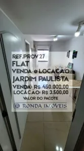 Flat com 1 Quarto para alugar, 35m² no Jardim Paulista, São Paulo