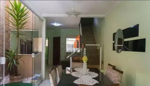 Sobrado com 3 Quartos à venda, 137m² no Campestre, Santo André