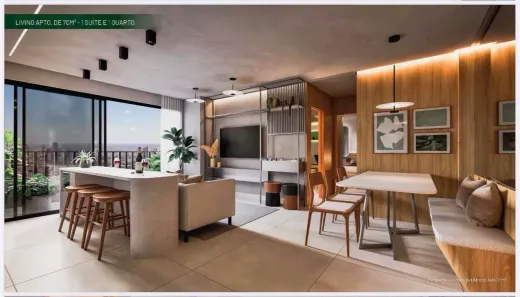 Apartamento com 2 Quartos à venda, 70m² no Setor Pedro Ludovico, Goiânia