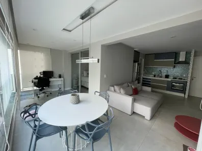 Apartamento com 1 Quarto para alugar, 52m² no Brooklin Paulista, São Paulo