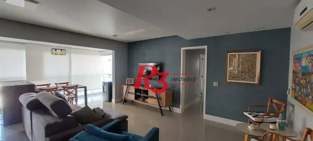 Apartamento com 3 Quartos à venda, 100m² no José Menino, Santos