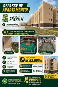Apartamento com 2 Quartos à venda, 47m² no Cidade Operária, São Luís