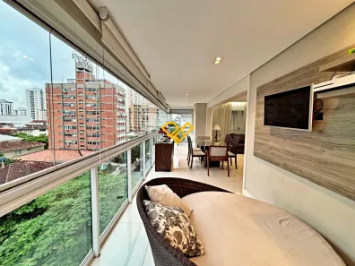 Apartamento com 3 Quartos à venda, 171m² no Embaré, Santos