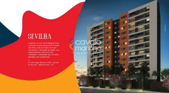 Apartamento com 2 Quartos à venda, 59m² no Quintas de São José, Ribeirão Preto