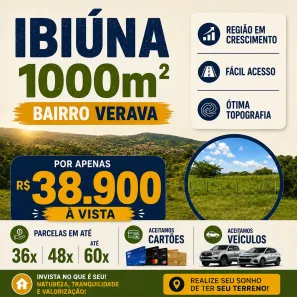 Lote/Terreno à venda, 1000m² no , Ibiúna
