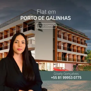 Apartamento com 1 Quarto à venda, 25m² no Porto de Galinhas, Ipojuca