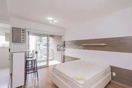 Apartamento com 1 Quarto para alugar, 36m² no Cidade Monções, São Paulo