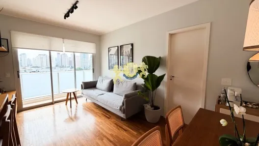 Flat com 1 Quarto para alugar, 51m² no Santo Amaro, São Paulo