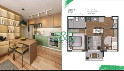 Apartamento com 2 Quartos à venda, 41m² no Vila Independência, São Paulo