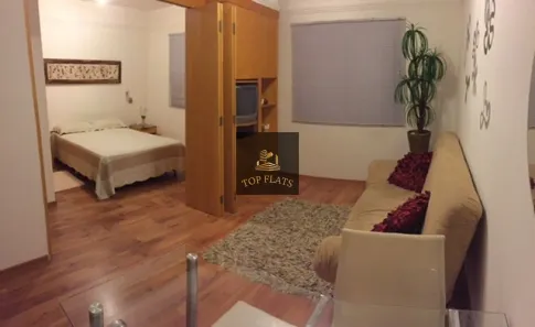 Flat com 1 Quarto para alugar, 30m² no Moema, São Paulo