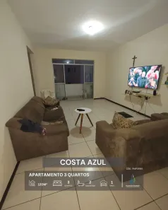 Apartamento com 3 Quartos à venda, 120m² no Costa Azul, Salvador