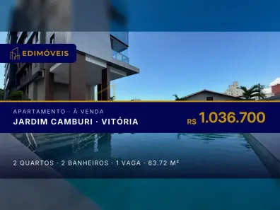 Apartamento com 2 Quartos à venda, 63m² no Jardim Camburi, Vitória