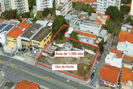 Lote/Terreno para alugar, 1357m² no Vila Romana, São Paulo