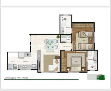 Apartamento com 2 Quartos à venda, 60m² no Cruzeiro, Belo Horizonte