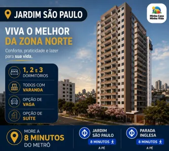 Apartamento com 2 Quartos à venda, 37m² no Jardim São Paulo(Zona Norte), São Paulo