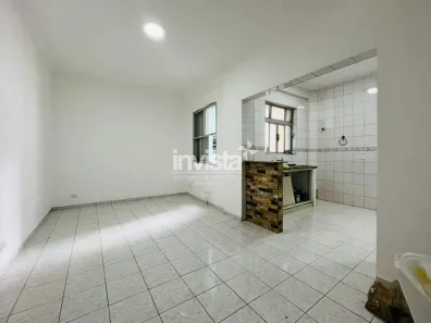 Apartamento com 1 Quarto para alugar, 50m² no José Menino, Santos