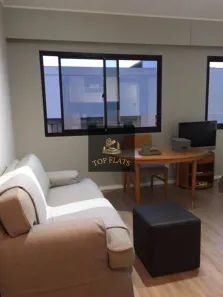 Flat com 1 Quarto para alugar, 28m² no Indianópolis, São Paulo