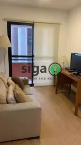 Apartamento com 1 Quarto para alugar, 45m² no Cidade Monções, São Paulo