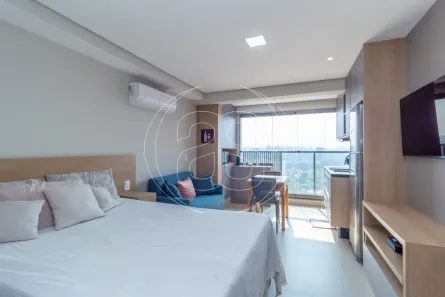 Apartamento com 1 Quarto para venda ou aluguel, 25m² no Santo Amaro, São Paulo