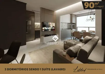 Apartamento com 3 Quartos à venda, 90m² no Condomínio Residencial Colinas do Paratehy, São José dos Campos