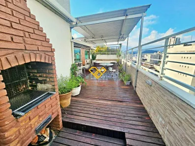 Cobertura com 3 Quartos para alugar, 262m² no Pompéia, Santos