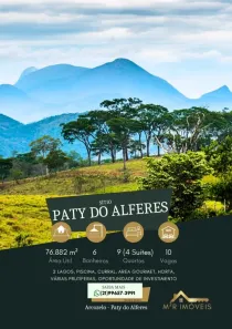 Fazenda/Sítio com 9 Quartos à venda, 76882m² no Arcozelo, Paty do Alferes