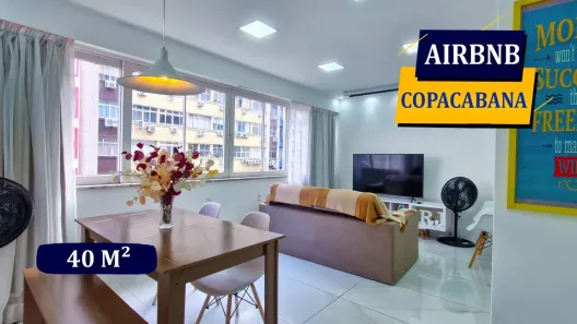 Apartamento com 1 Quarto para alugar, 40m² no Copacabana, Rio de Janeiro