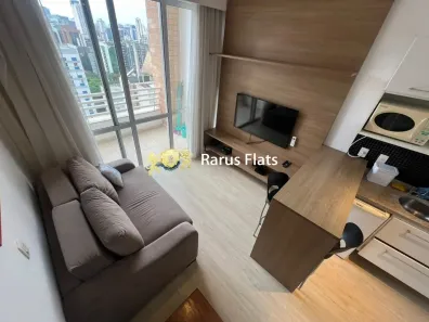 Flat com 1 Quarto para alugar, 48m² no Cidade Monções, São Paulo