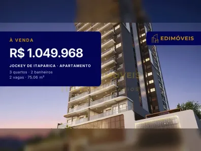 Apartamento com 3 Quartos à venda, 75m² no Jockey de Itaparica, Vila Velha