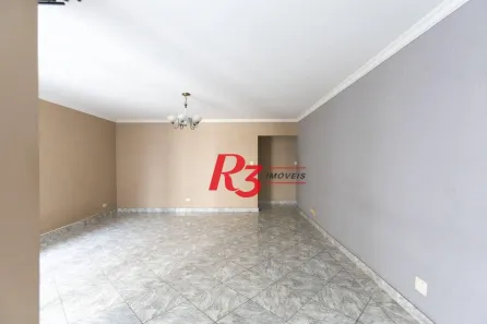 Apartamento com 3 Quartos para alugar, 140m² no Gonzaga, Santos