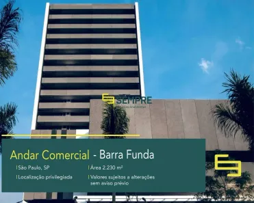Sala Comercial para alugar, 2230m² no Parque Industrial Tomas Edson, São Paulo