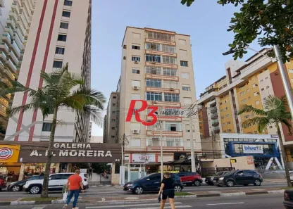 Apartamento com 2 Quartos para alugar, 77m² no Gonzaga, Santos