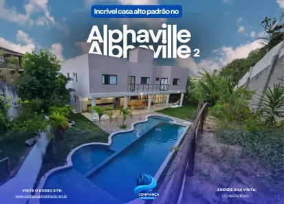 Casa de Condomínio com 6 Quartos à venda, 700m² no Alphaville II, Salvador