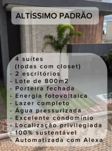 Casa de Condomínio com 4 Quartos à venda, 550m² no Ponte Alta Norte, Brasília