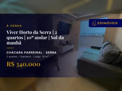 Apartamento com 2 Quartos à venda, 51m² no Chácara Parreiral, Serra