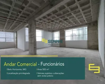 Sala Comercial à venda, 583m² no Funcionários, Belo Horizonte
