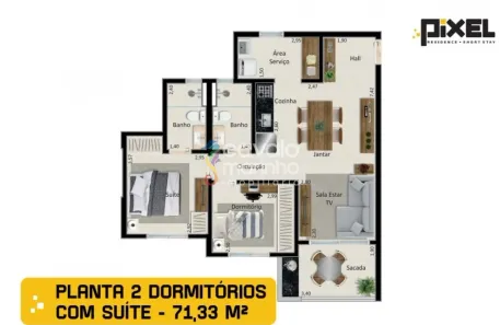 Apartamento com 2 Quartos à venda, 71m² no Vila Monte Alegre, Ribeirão Preto